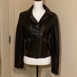 Miss Sixty Faux Leather Jacket -Size M